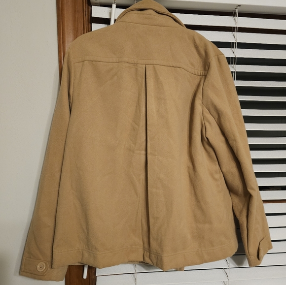 Just Fab Tan Coat - Picture 2 of 3